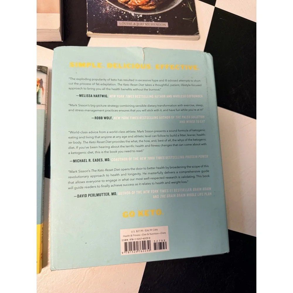 Lot Of 6 Keto Diet Cookbooks Health Recipes Weight Loss Dieting Pictures Dessert